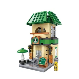 Street View Starbucks LOZ Diamond Building Blocks iBlock Fun 1608 - Picture 1 of 3