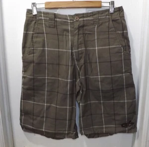 ๐ฅ O'NEAL BROWN PLAID SHORTS SIZE 30 - Picture 1 of 3