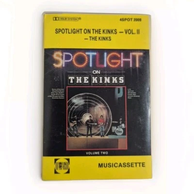 THE KINKS - 'Spotlight On The Kinks Vol.II' Cassette Tape Album AUST. PRESSING - Image 1 of 4