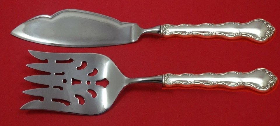 Juego de servir pescado de plata esterlina Tara by Reed and Barton 2 piezas hecho a medida Foto 1 de 1