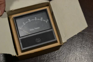 MOTOROLA  Volts/Amps Panel Electrical Readout Meter Part Analog 72-84864B10 - Picture 1 of 5