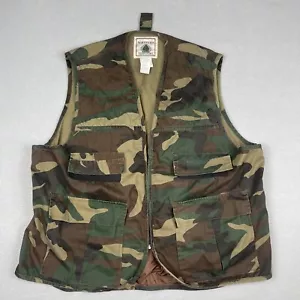 Northwest Territory Vest Mens XL Green Woodland Camo Game Bag Hunting Waterfowl - Picture 1 of 18