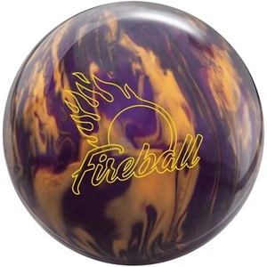 Ebonite Fireball Purple Gold Bowling Ball - Picture 1 of 3