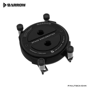 Barrow CPU Water Block for AMD RYZEN 3 5 7 9 AM4 AM5 LTSEA-04N Black POM Verison - Picture 1 of 6