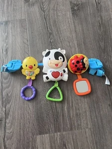 VTech Baby On-the-Moove Activity Bar Developmental Car Seat Toy Sounds Farm - Picture 1 of 5