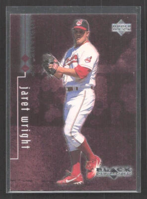 1999 Upper Deck Black Diamond Jaret Wright Double #/3000 #28 Cleveland Indians - Image 1 of 2