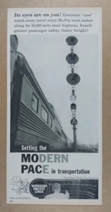 1957 Missouri Pacific Railroad MoPac CTC Traffic Control Signal vintage print Ad - Picture 1 of 1