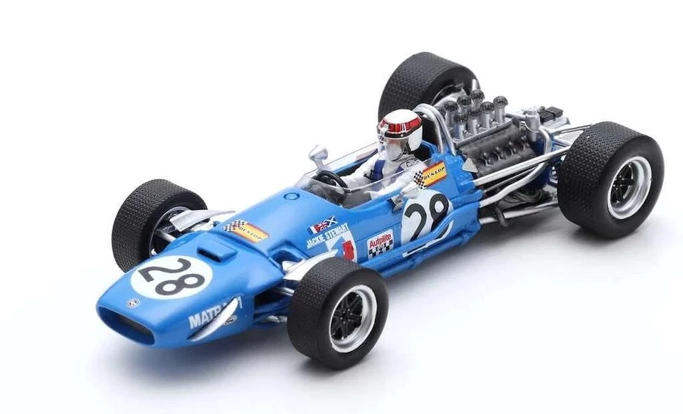 Matra MS10 GP. Frankreich Nr. 28 Jackie Stewart 1968, Spark 1/43 - Bild 1 von 1