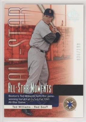 2004 SP Authentic All-Star Moments Gold /199 Ted Williams #136 HOF - Image 1 of 2