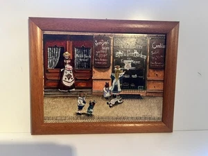 Gemälde auf Platte gemalt sign. Ch. Schmidt  Wiener Dampfbäckerei - Bild 1 von 9