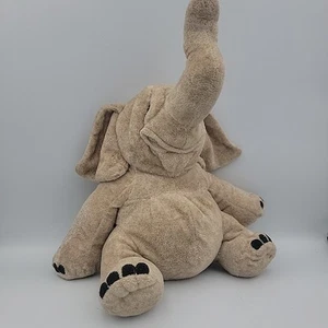 Rare 2003 Vintage Cuddly Quarry Critter Plush Toy Echo The Elephant Beige 11" - Picture 1 of 9