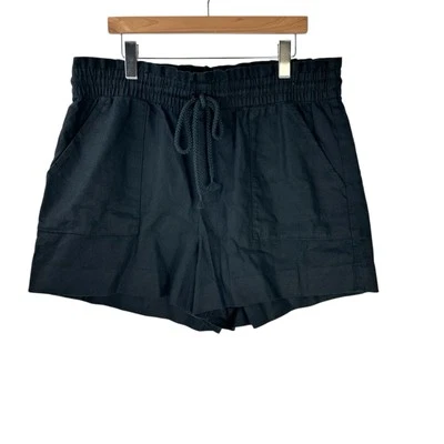 NWT Banana Republic Shorts Womens XL Paperbag Waist Flowy Boho Hemp Cotton - Image 1 of 4
