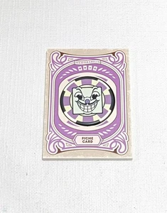 Cuphead Out Of The Cards Memorabilia Fiche Card King Dice - Imagen 1 de 2