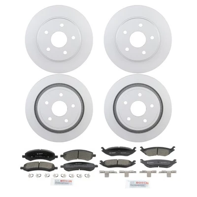 Bosch QuietCast керамическая тормозная колодка и комплект ротора для 06-24 Ram 1500 Chrysler - Изображение 1 из 4