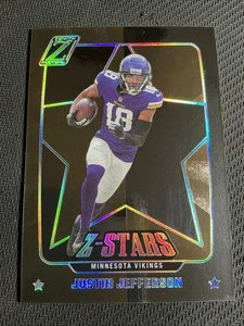 2022 Panini Zenith Z-Stars #ZS-20 Justin Jefferson Minnesota Vikings - Picture 1 of 5