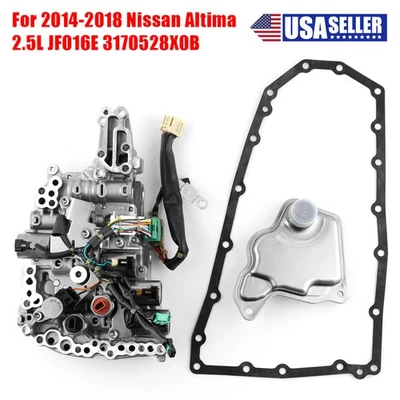 For 14-2018 Nissan Altima 2.5L JF016E CVT Transmission Valve Body W/ Solenoids Foto 1 de 4