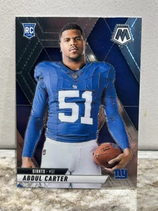 2025 Mosaic Abdul Carter RC Image Variation No. 282 New York GIants - Picture 1 of 2