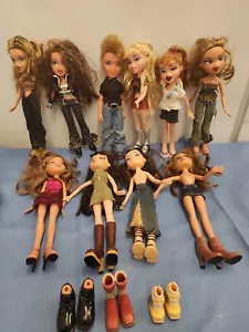 Poupée BRATZ lot de 10 poupées de mode 2001 chaussures MGA accessoires année 2000 - Photo 1/19