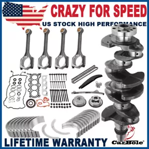 G4NB 1.8L Engine Piston Gasket Rebuild Kit Crankshaft Con Rods For Hyundai Kia - Bild 1 von 22