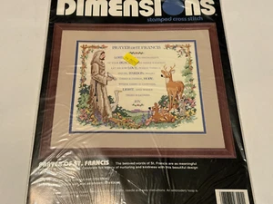 Prayer of St Francis Dimensions CROSS STITCH PATTERNS 3141 - Picture 1 of 1
