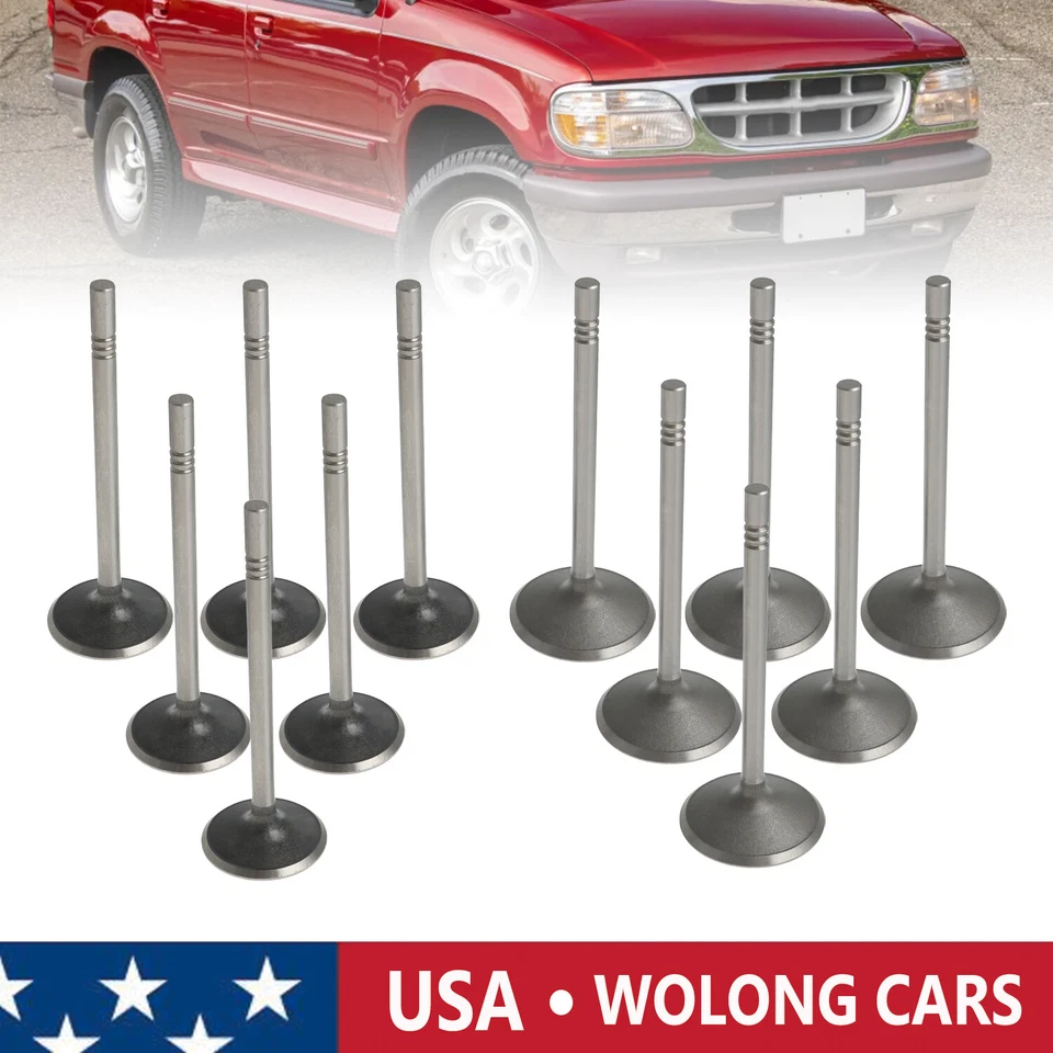 6 Pcs Intake Valves & 6 Pcs Exhaust Valves Control Kit for 05-2010 Ford Mustang  - Image 1 of 4