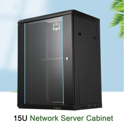 Gabinete de servidor de red de montaje en pared de 15U gabinete de datos gabinete de rack de servidor caja Foto 1 de 4