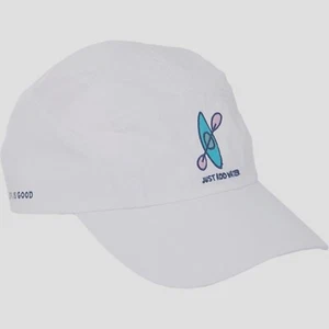 Gorra de béisbol Life Is Good Just Add Water Kayak blanca Alpine Trek para mujer UPF 50+ - Imagen 1 de 3
