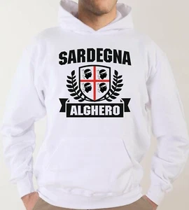 Supporters Sweatshirt KJ1283 Flag Sardinia Alghero - Picture 1 of 1