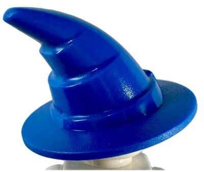 LEGO Nueva Minifigura Sombrero Mago Azul/Bruja Punta Hebilla Superior Parte 6131 D7 Foto 1 de 3