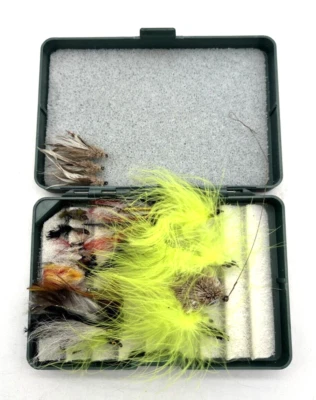 Trout Fly Fishing Fly Lot of 18+Scientific Angler Fly Box Streamers READ - Image 1 of 4
