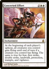 1X Concerted Effort - Ravnica: City of Guilds - Chinese, NM/EX MTG CARD