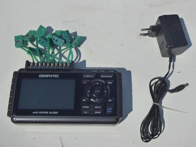 GRAPHTEC GL 220 Midi Datenlogger 10-Kanal Messdatenüberwachung TOPPi - Bild 1 von 4