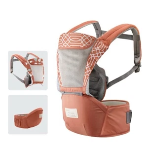 Baby Carrier with Hip Seat Breathable & Detachable Design Adjustable Strap Side  - Picture 1 of 2