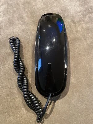 Radio Shack ET-3222 BOTÓN GRANDE Negro Borde Escritorio Pared Teléfono Hogar Foto 1 de 4