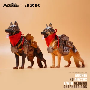 Auchee × JXK German Shepherd Dog 1/6th Animal Figure Statue New Hot Toy In Stock - Picture 1 of 20