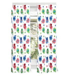 PJ Masks Curtains Kids Room Window Panels Drapes Set 82X63 Playroom Microfiber - Picture 1 of 5