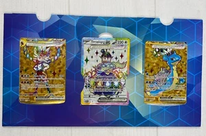 Terapagos EX UPC SVP Promo Set Cinderace 163 Terapagos 165 Lapras 164 Sealed - Picture 1 of 4