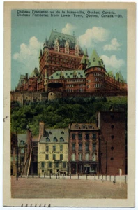 Chateau Frontenac, Quebec City Lower town view, pre 1935 Very Good  - Picture 1 of 2