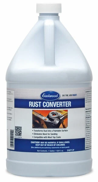 Eastwood Rust Practical Converter 1 Gallon Stops Residual Rust Paintable surface - Imagem 1 de 1