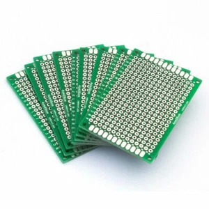 10 Stück 4x6cm Leiterplatte Universal Prototyp Matrix doppelseitig Protoboard Leerplatine - Bild 1 von 3