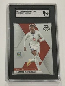 2021 Panini Mosaic UEFA Euro #105 Tammy Abraham SGC 9 Mint - Picture 1 of 2