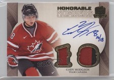 2011 Upper Deck The Cup Honorable Numbers /18 Cody Hodgson #HN-HG Rookie Auto RC