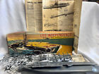1959 Aurora Plastics Aircraft Carrier USS Independence Model Kit In Box W/Papers