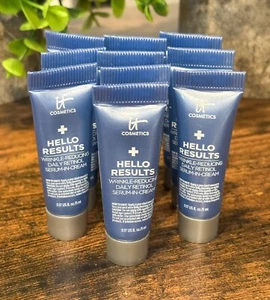 IT Cosmetics Hello Results Wrinkle-Reducing Serum-in-Cream 10 Pack 1.7 oz Total - Picture 1 of 4