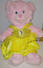  Build-A-Bear Pink Cuddles Teddy 17 " Plush Soft Furry Stuffed Animal BABW