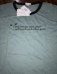 Lularoe S Liv T Shirt Ribbed neckline Small Let’s Root For Each Other #161 - Picture 1 of 7