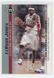 LEBRON JAMES 2003-04 UPPER DECK PHENOMENAL BEGINNING ROOKIE INSERT #16 CAVALIERS - Picture 1 of 2