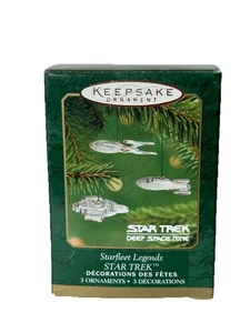 Star Trek Starfleet Legends (Miniature) Ornaments 2001 Hallmark Keepsake - Picture 1 of 4