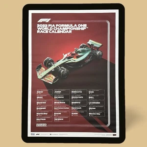 2022 FIA Formula 1 World Championship Race Calendar Poster Limited Ed 331/1000 - Picture 1 of 11