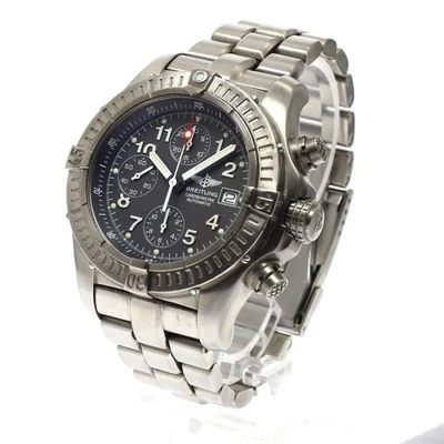 BREITLING CHRONO AVENGER E13360 44mm Titanium Gray Dial Automatic #C637 - image 1 of 4